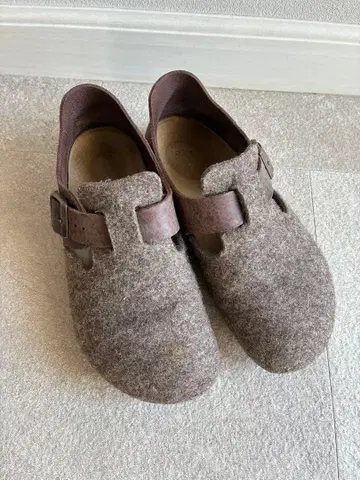 37 BIRKENSTOCK LONDON 울/가죽 메리 제인
