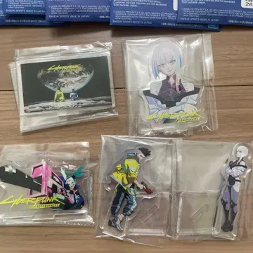 제일복권 사이버펑크 엣지러너 아크릴 스탠드 5종 세트