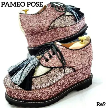 파메오 포즈 초레어 통굽 태슬 글리터 EU 40 멀티 컬러