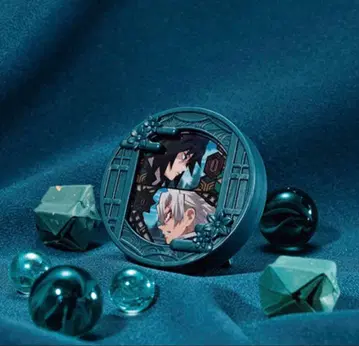 귀멸의 칼날 캔뱃지 캔뱃지 스탠드 가챠폰 기유 사네미