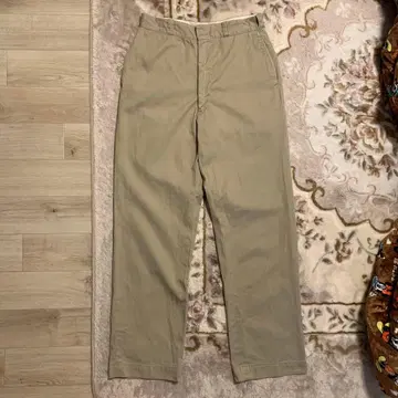 60s US.ARMY 트라우저 치노 팬츠 베이지 빈티지 밀리터리