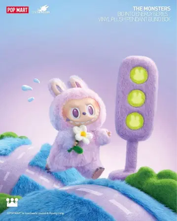 POP MART BIG INTO ENERGY 봉제 인형 펜던트
