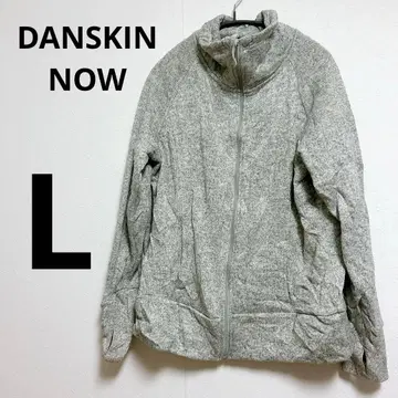[ L ] DANSKIN NOW 그레이 플리스 자켓 겉옷