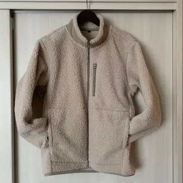 MUJI 보아 플리스 자켓 ( L ) 샌드베이지