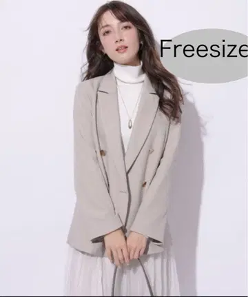 Apuweiser-riche 더블 버튼 테일러드 자켓 골드 버튼