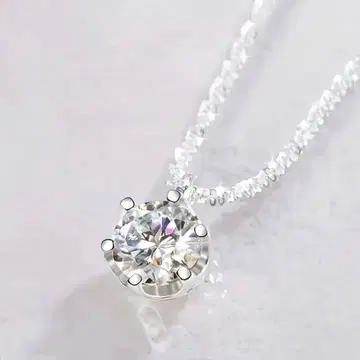 라운드컷 크리스탈 펜던트 목걸이