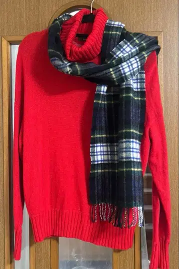 JOURNAL STANDARD 빨간색 터틀넥 스웨터