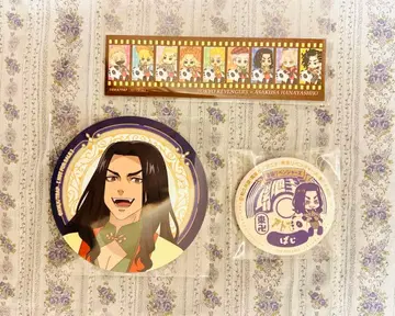 도쿄 리벤저스 하나야시키 바지 케이스케 캔뱃지 코스터 특전 세트