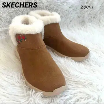 SKECHERS 스케쳐스 무스탕 숏부츠 컨디션 최상 카멜