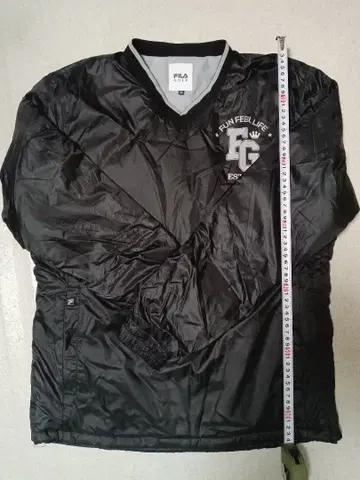 FILA 블랙 자켓 남성 의류 M