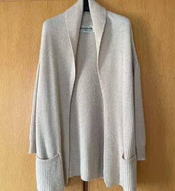 SHINZONE 베이지 리브 가디건