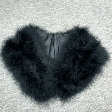 미사용 새상품 성인식 퍼 숄