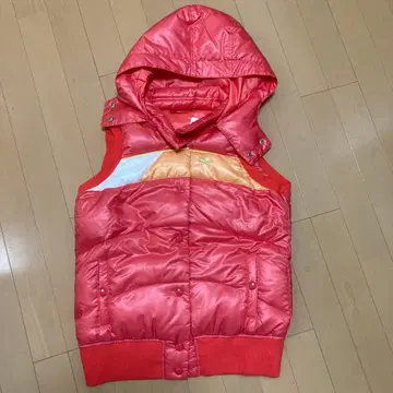 PUMA 후드 부착 다운 베스트