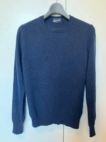 Drumohr 네이비 크루넥 스웨터