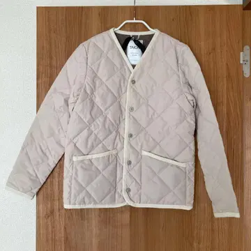 택 포함 새상품 TAION CITY LINE 퀼팅 자켓 베이지