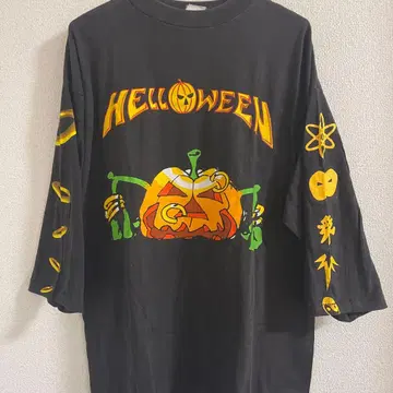 1995년 HELLOWEEN 빈티지 7부 소매 셔츠