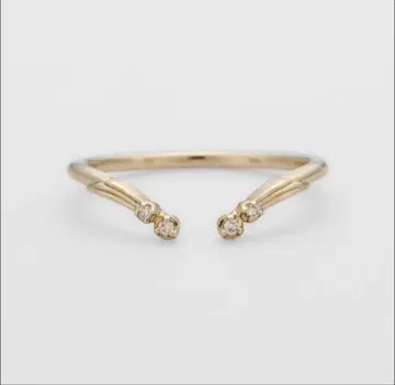 agete K10 다이아몬드 반지 11호