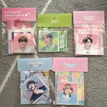 한국제작 스티커 팩 BTS
