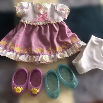 레민&소란 짱 코르네짱 라푼젤 원피스 신발 엘사