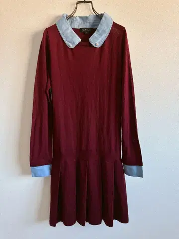 JILL STUART 보르도 니트 원피스