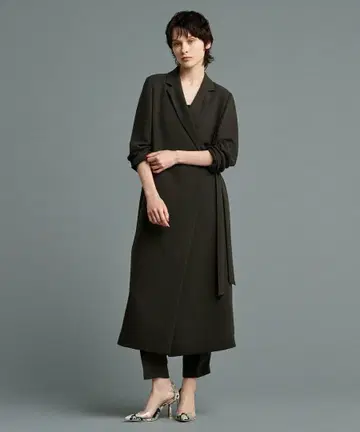 워셔블 더블 크로스 원피스 코트 uncrave STANDARD