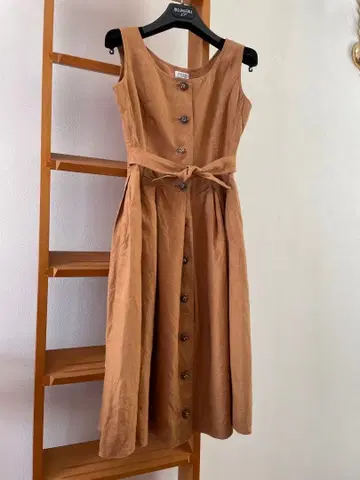 FOXEY 린넨 셔츠 원피스