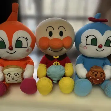 호빵맨 봉제 인형 세트