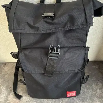 맨하탄 포티지 블랙 롤탑 백팩