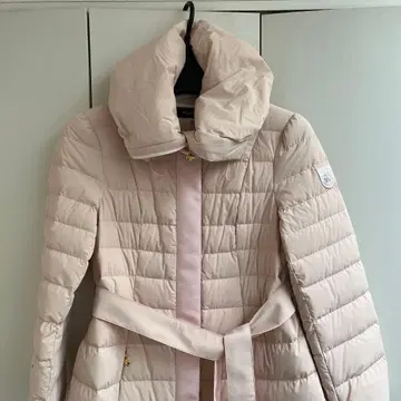 엠즈 그레이시 40 사이즈 다운 코트 옅은 핑크