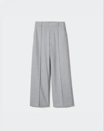 [택 포함 새상품] UNIQLO 브러쉬드 저지 와이드 팬츠 04 GRAY