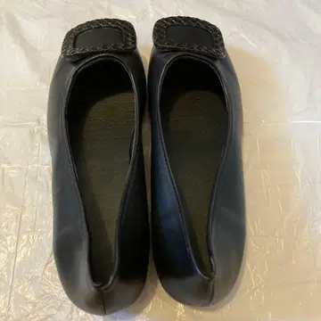 블랙 플랫슈즈 36 사이즈 여성용