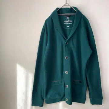 네이비 퍼 [ L ] 그린 가디건 캐주얼