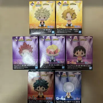 쵸코놋코 피규어 7체 세트 히로아카