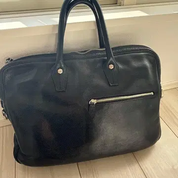 만소 시모네 BOX 싱글 천 지퍼 블랙