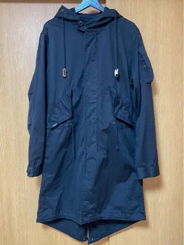 AVIREX 아비렉스 M51 M65 모즈 코트 L 블랙 안감 없음