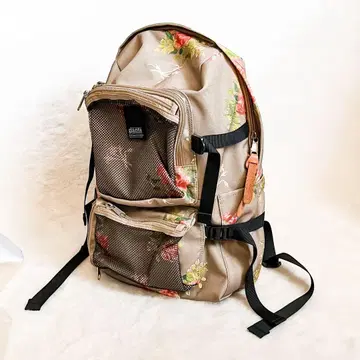 새상품급 glanta 그렌타 백팩 백 꽃 베이지 출퇴근 통학