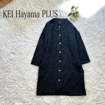 KEI Hayama PLUS 체크 셔츠 원피스 택 포함 루즈핏