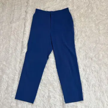 MICHEL KLEIN 여성용 슬랙스 S 블루 스트레치 신축성