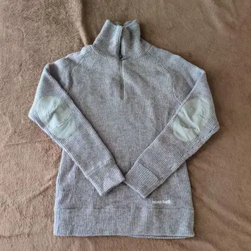 몽벨 하프 지퍼 니트