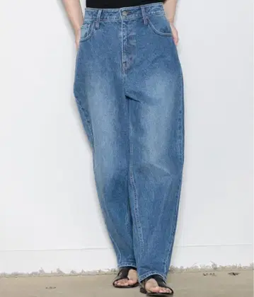 Healthy DENIM Moss 와이드 테이퍼드 데님 코쿤 팬츠 24