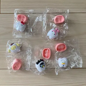 가챠 산리오 캐릭터즈 모두 함께 되자! 치아 5개 세트