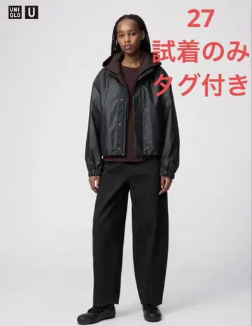 UNIQLO U 커브 팬츠 09 BLACK 27 시착만 한 상품 택 포함