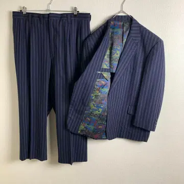 셋업 스트라이프 안감 클레이지 패턴 멋진 결혼식 성인식 비즈니스