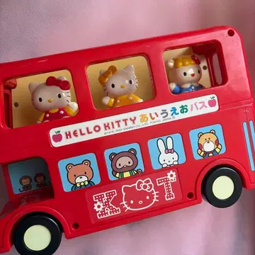 헬로키티 음성 포함 2층 버스 아이우에오 산리오 키티
