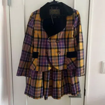 제인 마플 체크 무늬 셋업