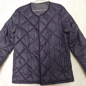 LE JUN 네이비 퀼팅 남성용