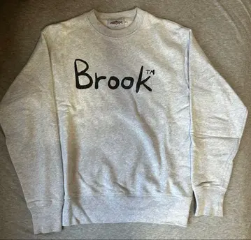 새상품급 Brook 그레이 맨투맨 트레이닝복