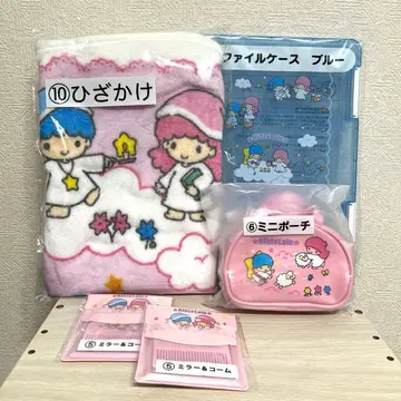 키키라라 50주년 행운 복권 5종 세트 무릎 담요, 미니 파우치 외