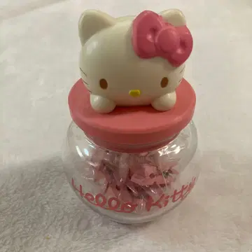 헬로키티 덮개 포함 수납 용기