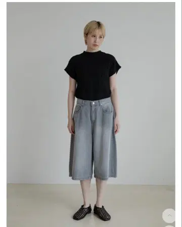 [ NOKCHA ] 보이시 미디 진 그레이